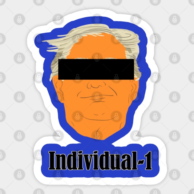 Individual-1 Censored Sticker by Thedustyphoenix